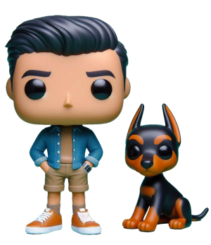 funko con perro ia